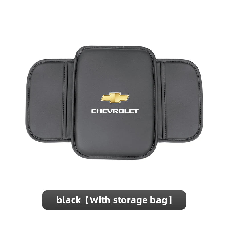 Leather Car Armrest Box Pad Auto Armrest Mat High Quality Accessorie For Chevrolet Camaro Colorado Cobalt Beat Groove Volt Trax