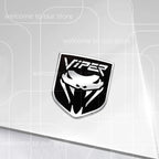 3D VIPER Car Sticker Front Grille Zinc Alloy Emblem For Charger Journey Durango Caliber Body Accessories Rear Trunk Badge Decal