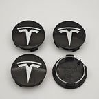 4Pcs 56mm ABS Tesla Wheel Center Hub Cap Emblem Logo Car Rims Cover Hubcap For Tesla Model 3 Y X S Original Badge Accessories