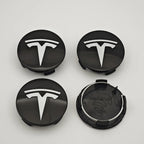 4Pcs 56mm ABS Tesla Wheel Center Hub Cap Emblem Logo Car Rims Cover Hubcap For Tesla Model 3 Y X S Original Badge Accessories