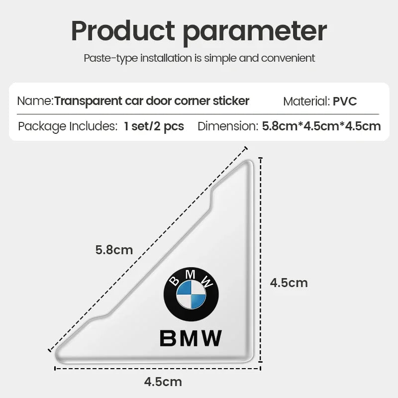 For BMW M M3 M5 X1 X3 X5 X6 E90 E91 E92 E93 M3 E60 Car Door Bowl Handle Protector Stickers Transparent Anti-scratch Film