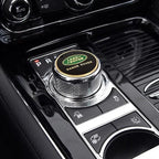 Shift Knob Decoration Metal Cover Car Console Button Sticker For Land Rover Discovery 2 3 4 Range Rover Freelander SV SVR Velar