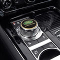 Shift Knob Decoration Metal Cover Car Console Button Sticker For Land Rover Discovery 2 3 4 Range Rover Freelander SV SVR Velar