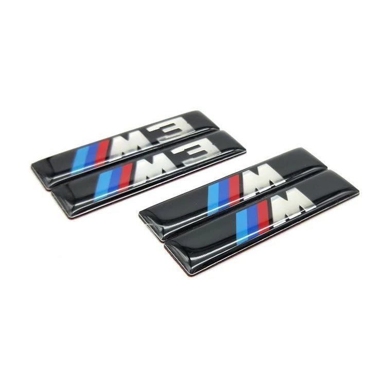 Metal Car Door Side Label Stickers for BMW M Power Performance M3 M5 Personalized Modification Stickers Auto Accessories