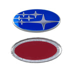 58x29mm Alloy Car Steering Wheel Logo Emblem Sticker Decals for Subaru FORESTER IMPREZA XV STI WRC WRX BRZ LEGACY OUTBACK LEVORG
