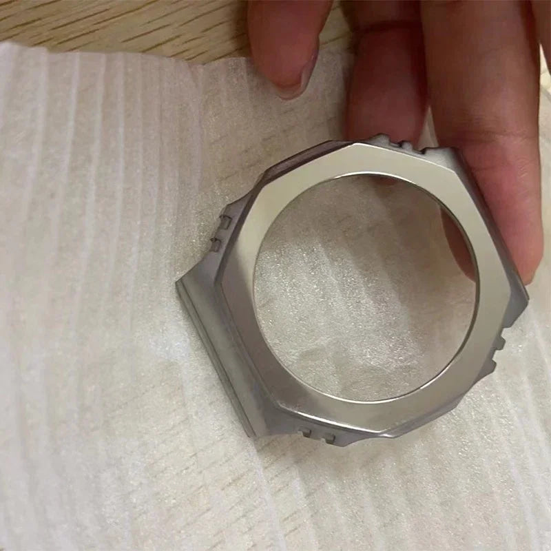 Modification Kit Titanium Case Strap for Ga-b2100 Ga 2100 Ga2110 Casioak Watchband Accessory Refit Bezel Frame No Etching Screws