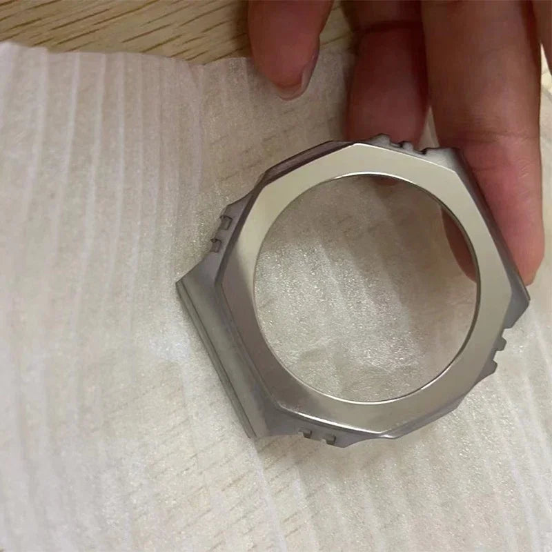 Modification Kit Titanium Case Strap for Ga-b2100 Ga 2100 Ga2110 Casioak Watchband Accessory Refit Bezel Frame No Etching Screws