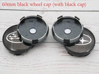 For Subaru ASCENT BRZ FORESTER IMPREZA XV WRC WRX LEGACY OUTBACK STI 4pcs 60mm Car Wheel Center Covers Tire Hub Caps Decoration