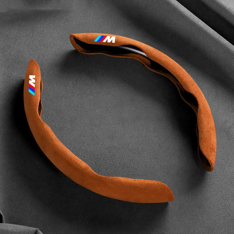 Suede Auto Steering Wheel Cover Car Steering Wheel For BMW M Sport 1 Series F20 M135i M140i M235i M240i X1 F21 F48 X2 F39 X3 F25