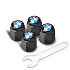 4Pcs Metal Tire Valve Stem Caps Fit BMW X Series M Series Car Accessories