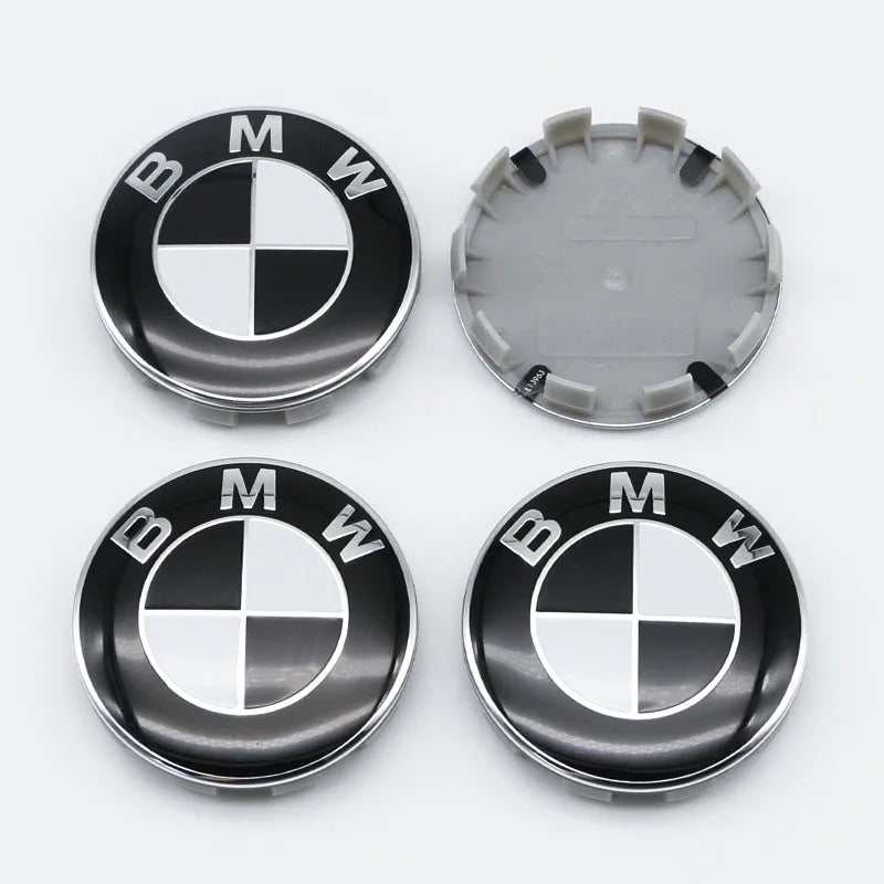 4Pcs 56MM 68MM Car Wheel Center Cap  Hub Covers For BMW M Logo E84 E83  X1 X2 X3 F48 G01 X4 X5 X6 Badge Auto Tuning Accessories