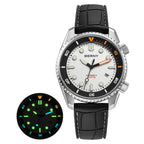 BERNY Automatic Diver Watch for Men Top Luxury Sapphire 316L Steel Blue Dial 200M Waterproof Mechanical Diving Men's Watches