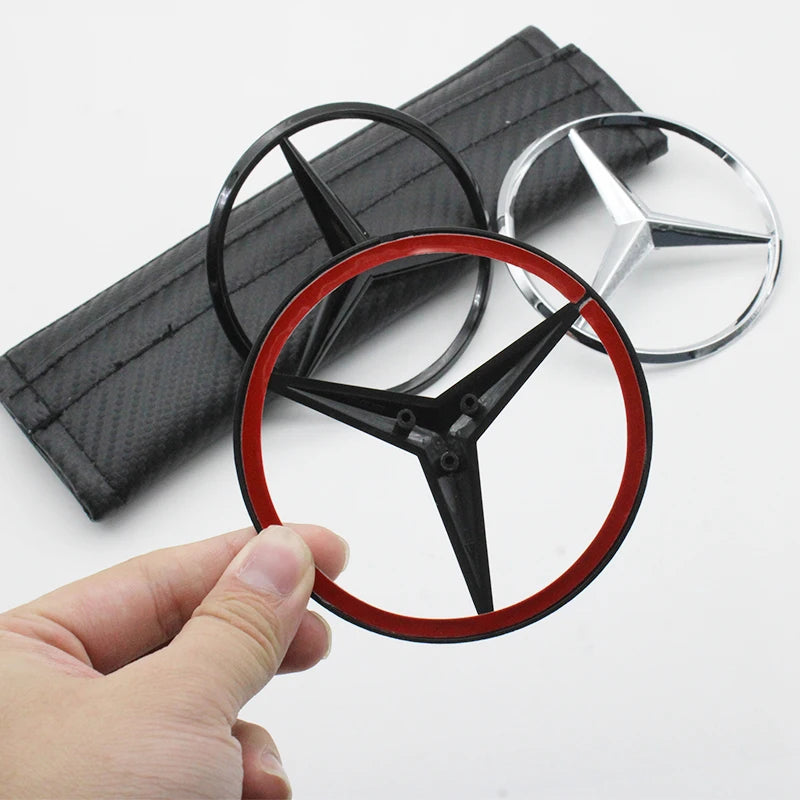 1Pcs ABS Car Rear Decal Trunk Emblem Sticker Mercedes Benz Replace Accessories For W204 W222 W205 W177 W212 W213 X253 W203 W176