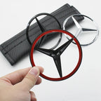 1Pcs ABS Car Rear Decal Trunk Emblem Sticker Mercedes Benz Replace Accessories For W204 W222 W205 W177 W212 W213 X253 W203 W176