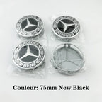 For AMG 4pcs 75MM Car Wheel Center Hub Caps Covers Mercedes Benz A B C S Class AMG GLA CLA GLC W176 W221 W204 W205 accessories