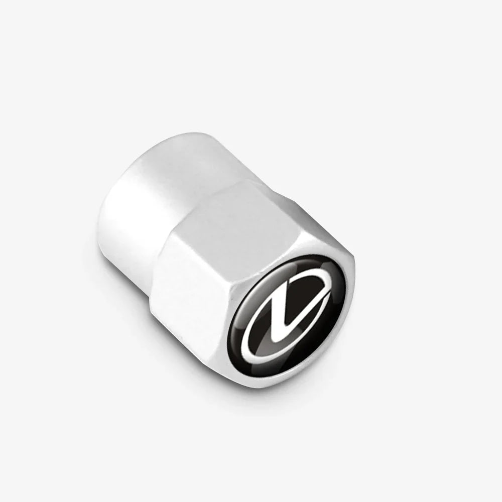 4PCS Car Wheel Tire Valve Caps Stem Case Cover Auto Accessories For Lexus CT200h ES250 ES300h NX300h RX350 IS250 IS200 GS300 450