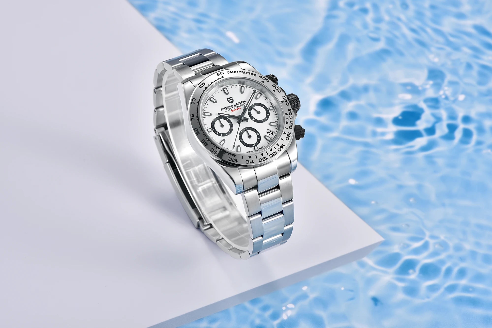 2026 Pagani Design PD1727 Night Light Men's Watch Sapphire Glass Stainless Steel Waterproof Relief  relogio masculino watches
