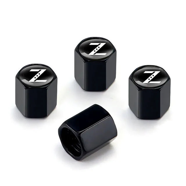 4Pcs Car Styling For Z Badge Aluminium Alloy Wheel Tire Valve Cover Caps Auto Accessories Car Motorcycle For Nissan Accessories