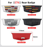 1pcs 3D ABS Car Front Grille Center Emblem Badge Rear Trunk Sticker Accessories For Cadillac CT4 CT5 CT6 XT4 XT5 XT6 XTS ATS