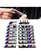 For BMW M Logo X1 X2 X3 X4 X5 X6 F48 G01 E84 E83 F39 F10 F30 G11 G07 G86 G80 G60 E60 E46 3D Car Front Grille Badge Emblem