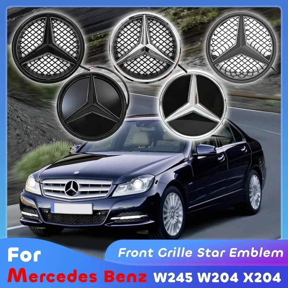 1pcsFor Mercedes Benz W204 B C GLK Class B180 B200 B250 C180 C200 C230 C250 C280 C300 C350Front Grille Mirror Star Badge Emblem