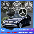 1pcsFor Mercedes Benz W204 B C GLK Class B180 B200 B250 C180 C200 C230 C250 C280 C300 C350Front Grille Mirror Star Badge Emblem