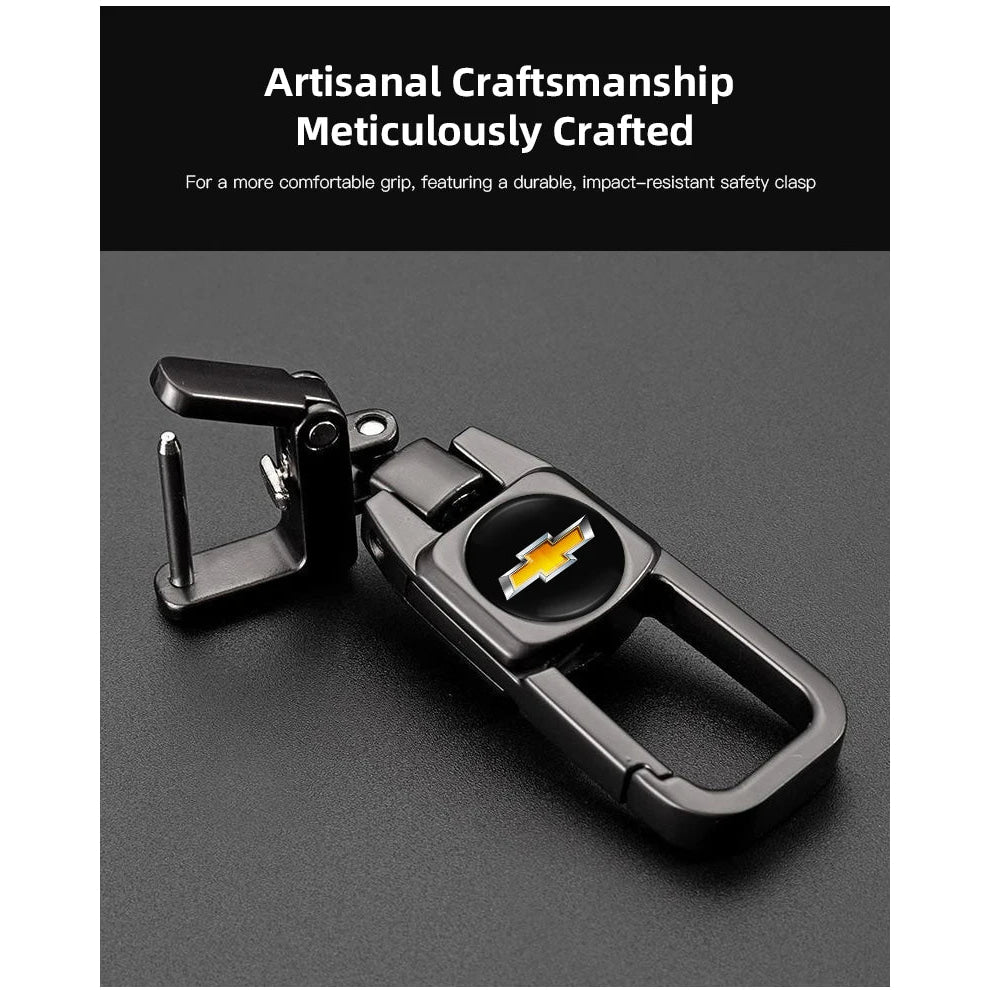 Metal Keychain Car Logo Keyring Pendant Auto Accessories For Chevrolet Cruze Onix Tracker Aveo Bolt Captiva Equinox Spark Tahoe