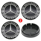 4pcs 56mm 75mm Car Wheel Center Hub Caps Cover Auto Accessories Mercedes Benz Amg C180 C200 C260 W108 W124 W126 W140 W168 W176