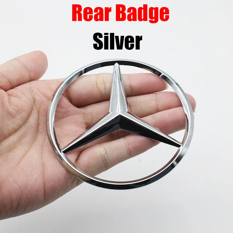 1Pcs ABS Car Rear Decal Trunk Emblem Sticker Mercedes Benz Replace Accessories For W204 W222 W205 W177 W212 W213 X253 W203 W176