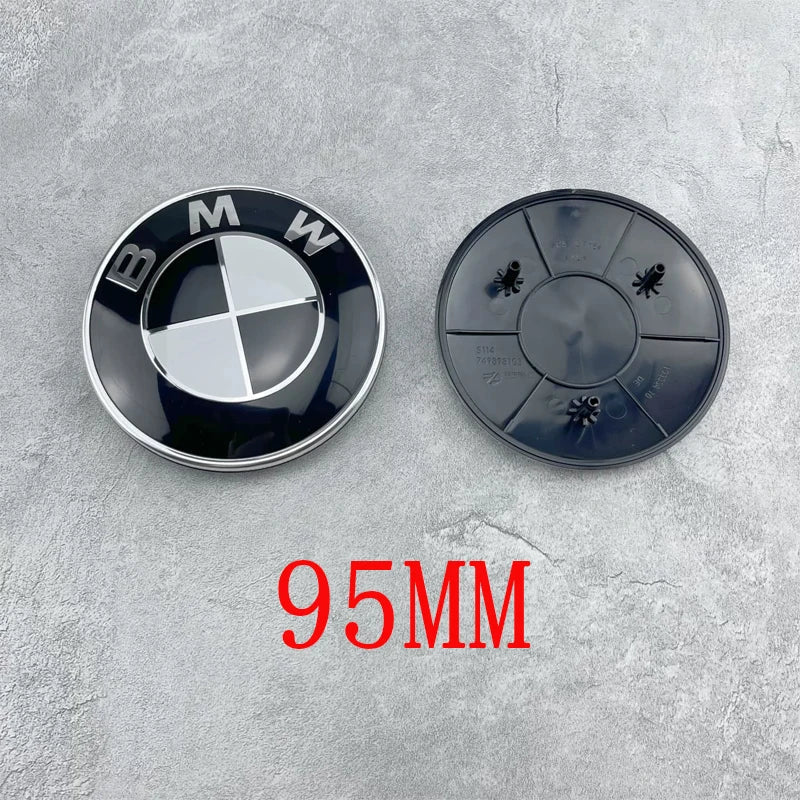 95MM Auto Accessories For BMW G11 G12 G14 G15 G16 G70 G07 G09 Car Hood Front Badge Rear Trunk Emblem 50th Anniversary sticker
