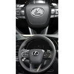 For Lexus ES240 ES250 IS250 LX460 RX270 RX300 RX350 65mm 77mm Metal Steering Wheel Emblem Logo Badge Sticker Decal Accessory