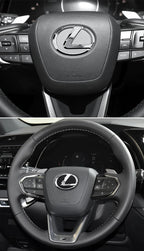 For Lexus ES240 ES250 IS250 LX460 RX270 RX300 RX350 65mm 77mm Metal Steering Wheel Emblem Logo Badge Sticker Decal Accessory