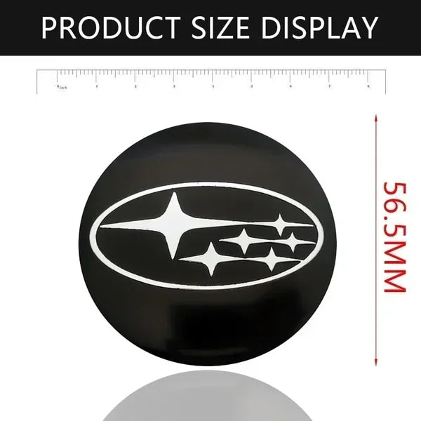4pcs 56MM Car Wheel Center Emblem Hub Badge Sticker for Subaru STI XV WRC WRX BRZ LEVORG FORESTER IMPREZA LEGACY OUTBACK