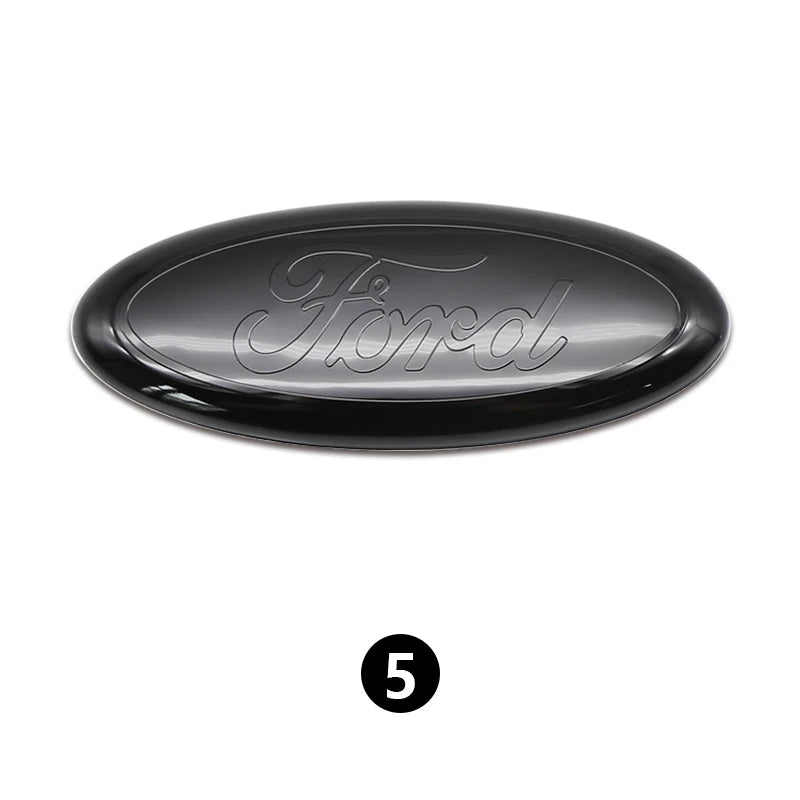 Ford Metal Full Size Front Rear Markings Car Logo For Focus Mondeo Ranger Fiesta Front Rear Trunk Emblem Metal Cover Sticker