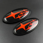 Acrylic Car Front Hood Logo Emblem Rear Trunk Badge Sticker for Subaru Impreza BRZ WRX STI Legacy Outback Ascent XV Accessories