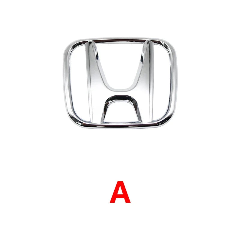 ABS Car Front Hood Grille Emblem Rear Trunk Badge Sticker for Honda CR-V STEPWGN Civic Accord City XR-V Envix ODYSSEY VEZEL Fit