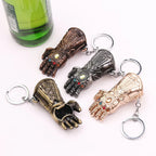 The Avengers Thanos Keychain for Men, Infinity Gauntlet, Creative Beer Bottle Opener, Pendant Gadgets