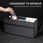 Car interior sticker Car Trunk Storage Box Foldable Felt Organizer Stowing Tidying Box For Toyota Corolla Camry rav4 Yaris hilux
