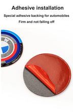 4.5CM 4.8CM Carbon Fibre Car Center Console Knob Stickers Decoration Accessories For BMW 1 2 3 4 5 6 Series GT Z4 X3 X4 X5 X6 X7