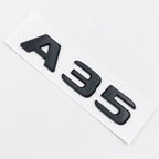 3D ABS Black A35 A45 A160 A180 A200 A250 Logo Letters 4MATIC Badge Car Rear Star Sticker AMG Emblem For Mercedes Benz
