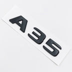 3D ABS Black A35 A45 A160 A180 A200 A250 Logo Letters 4MATIC Badge Car Rear Star Sticker AMG Emblem For Mercedes Benz