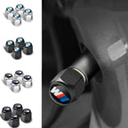 4Pcs Metal Tire Valve Stem Caps Fit BMW X Series M Series Car Accessories