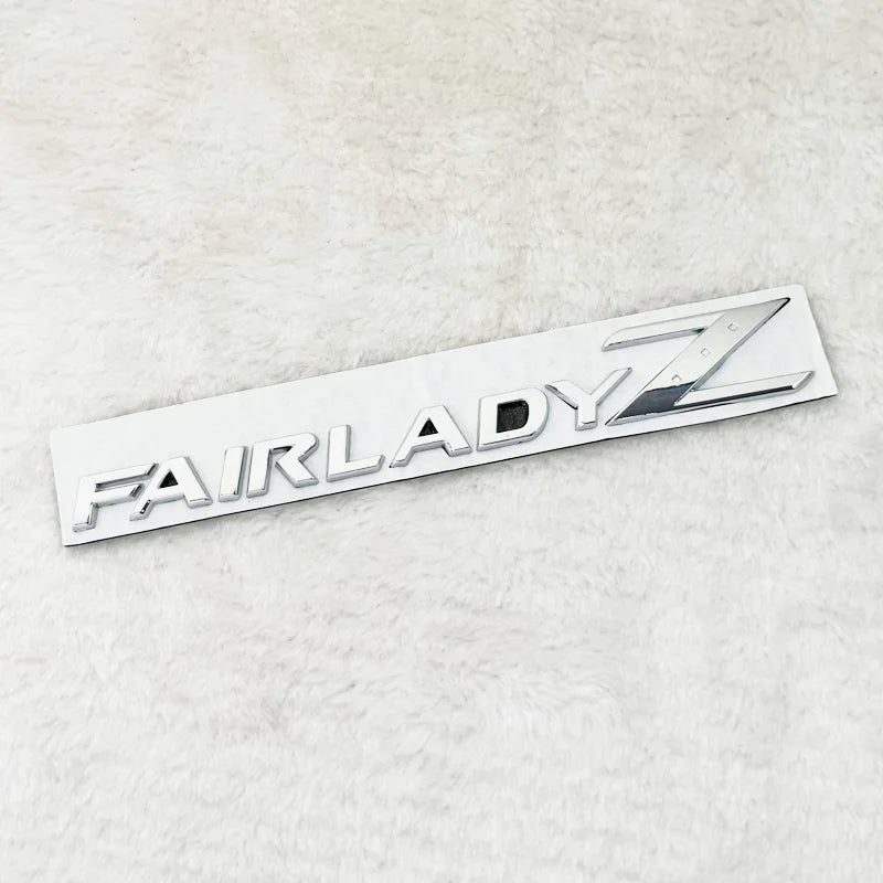 Car Rear Trunk Emblem Badge Sticker Decals for Nissan Z Logo 350Z 370Z Fairlady Z3 Z34 Almera Sylphy Altima Sentra