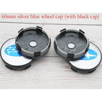 For Subaru ASCENT BRZ FORESTER IMPREZA XV WRC WRX LEGACY OUTBACK STI 4pcs 60mm Car Wheel Center Covers Tire Hub Caps Decoration