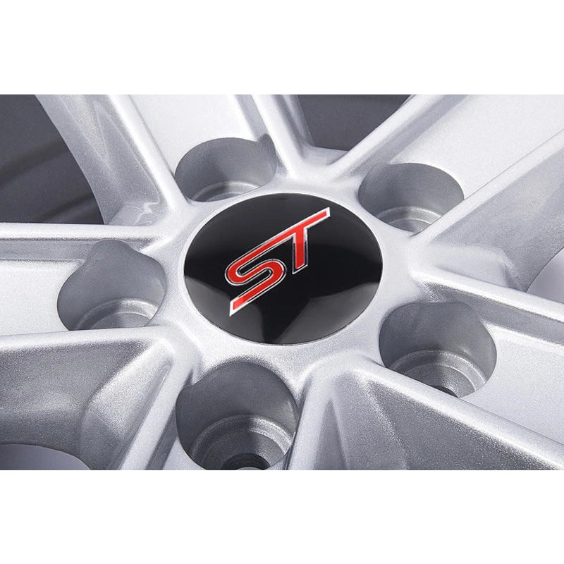 Ford Mustang ST Foose Accessorie 56MM Emblem Car Wheel Center Cap Sticker Decoration for Edge Fusion Shelby Explorer F150 Focus