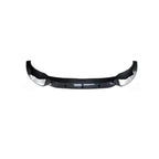 3Pcs Front Bumper Spoiler Lip For BMW X3 X4 G01 G02 Pre Facelift M Pack 2018--2021 Gloss Black/Carbon Look Lower Splitter Blade