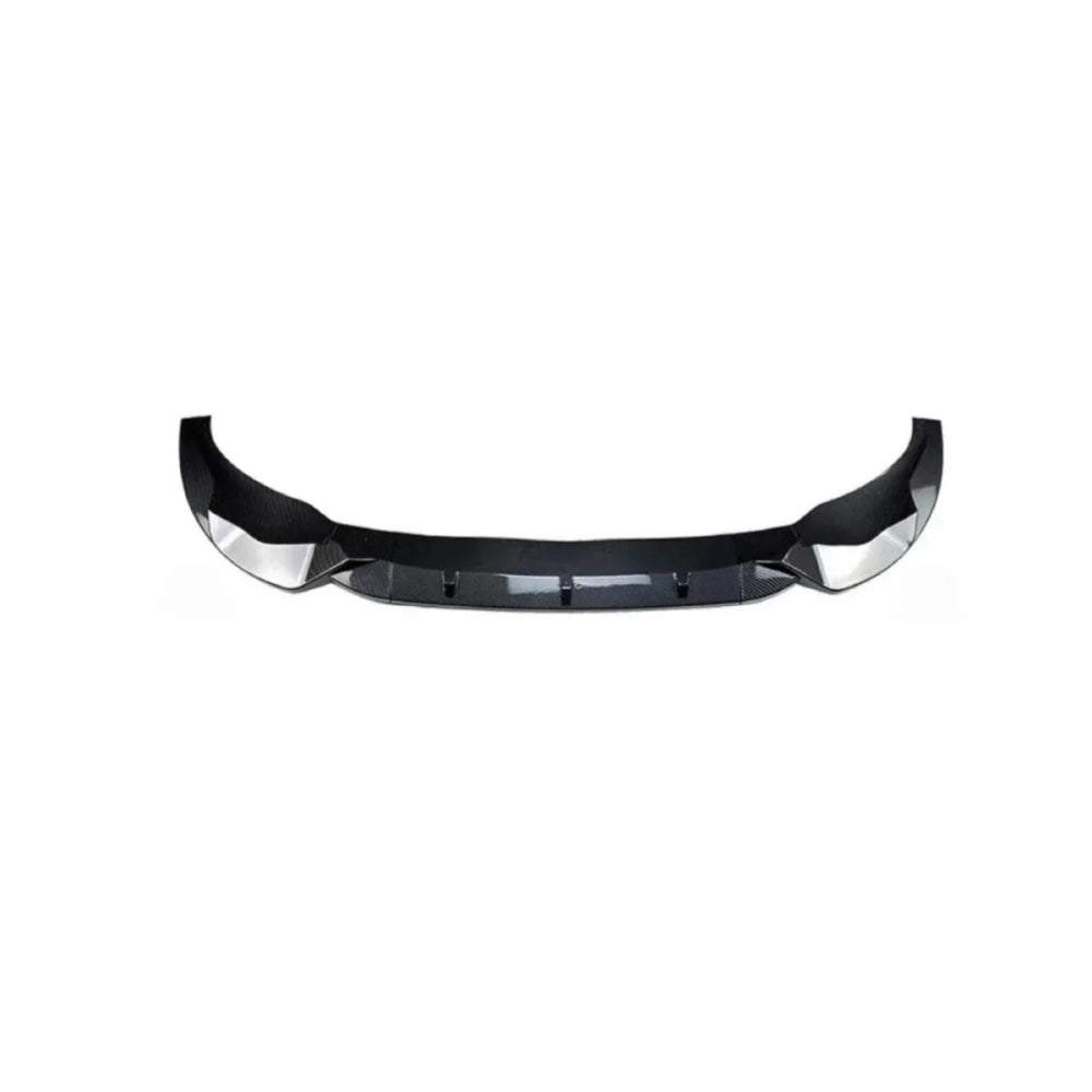 3Pcs Front Bumper Spoiler Lip For BMW X3 X4 G01 G02 Pre Facelift M Pack 2018--2021 Gloss Black/Carbon Look Lower Splitter Blade