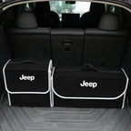 Car Trunk Organizer Box Large Capacity Folding Storage Bag Accessories For Jeep Wrangler Renegade Compass Gladiator Cherokee JL
