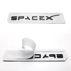 3D ABS Logo Letters Car Trunk Fender Side Badge Decal For Tesla Model Y/S/3/X Space X Emblem Sticker Accessory