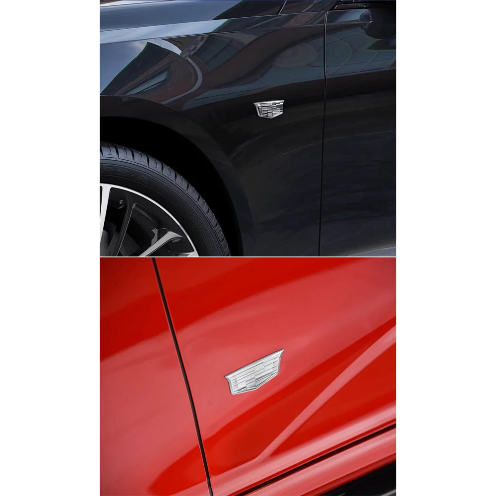 ABS Car Body Stickers Side Decals Emblem for Cadillac CT5 XT5 XT6 Escalade CTS DTS SLS XLR ATS SRX Tiburon Deville Accessories